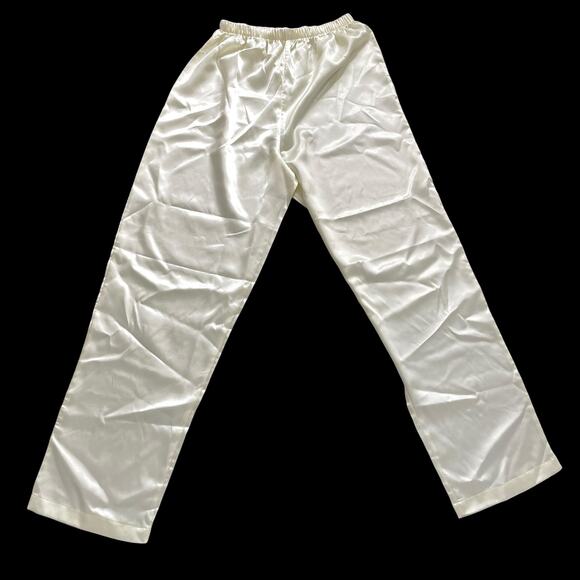 Vintage Cinema Etoile Pajama Set Women Small Floral 2 Piece Silky NOS Tags READ - Picture 4 of 16